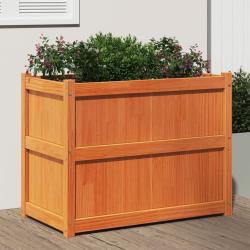 Jardini&egrave;re cire marron 90x50x70 cm bois de pin massif