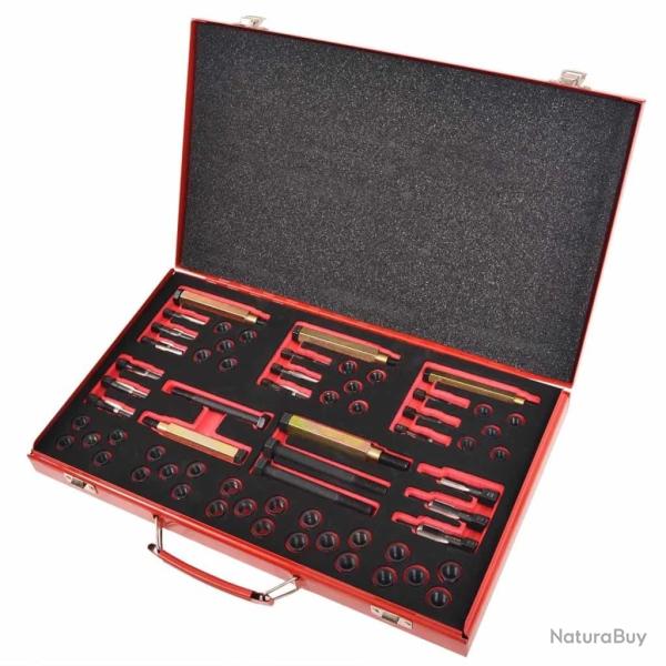 Kit rparation filetage bougie prchauffage 63pcs M8 M9 M10 M12 alsavelo