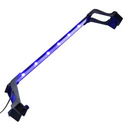 Lampe &agrave; LED d'aquarium avec pinces 55-70 cm Bleu et blanc