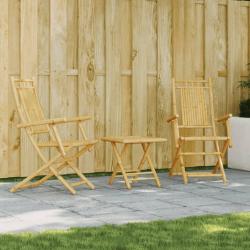 bistro 3 pcs bambou