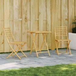 bistro 3 pcs bambou