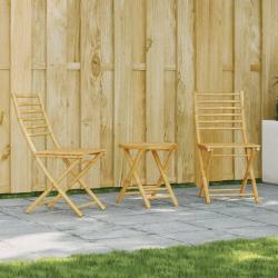 bistro 3 pcs bambou