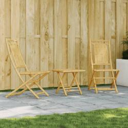 bistro 3 pcs bambou