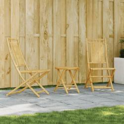 bistro 3 pcs bambou