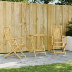bistro 3 pcs bambou