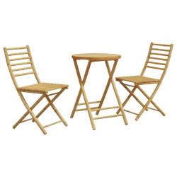 bistro 3 pcs bambou