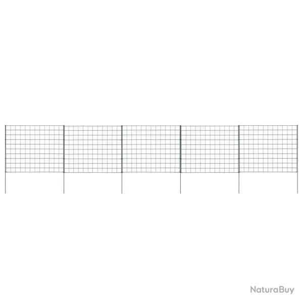 Ensemble de cl�ture de jardin 77,5x64 cm vert