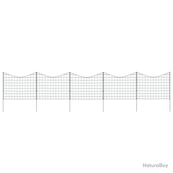 cl�ture de jardin vo�t�e plus basse 77,5x64 cm vert alsavelo