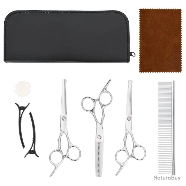ciseaux de toilettage pour chien 7 pcs alsavelo