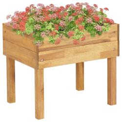 Jardini&egrave;re sur&eacute;lev&eacute;e 50x40x45 cm Bois massif d'acacia