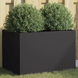 Jardini&egrave;re noir 62x40x39 cm acier