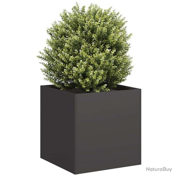 Jardini�re noir 40x40x40 cm acier lamin� � froid