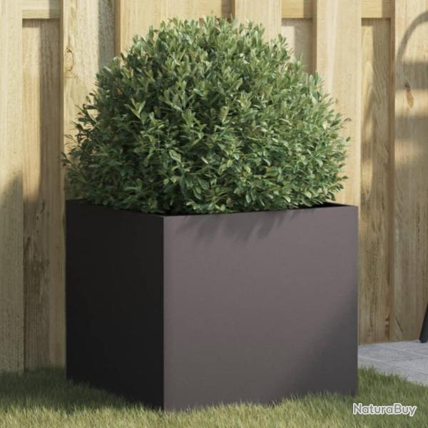 Jardini�re noir 42x40x39 cm acier
