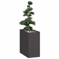 Jardini&egrave;re noir 40x80x80 cm acier