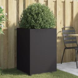 Jardini&egrave;re noir 52x48x75 cm acier