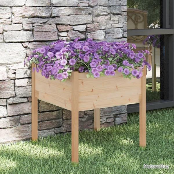 Jardini�re d'ext�rieur 70x70x70 cm bois de pin massif