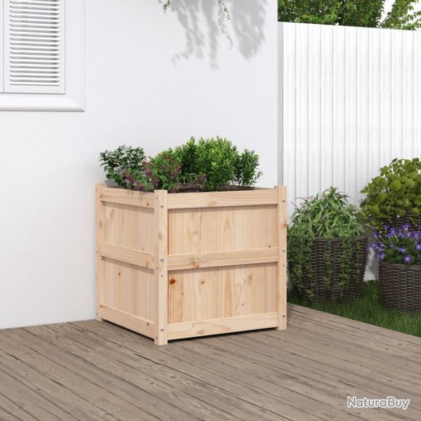 Jardini�re d'ext�rieur 60x60x60 cm bois de pin massif