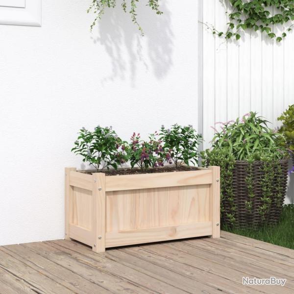 Jardini�re d'ext�rieur 60x31x31 cm bois de pin massif
