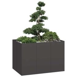 Jardini&egrave;re noir 120x80x80 cm acier