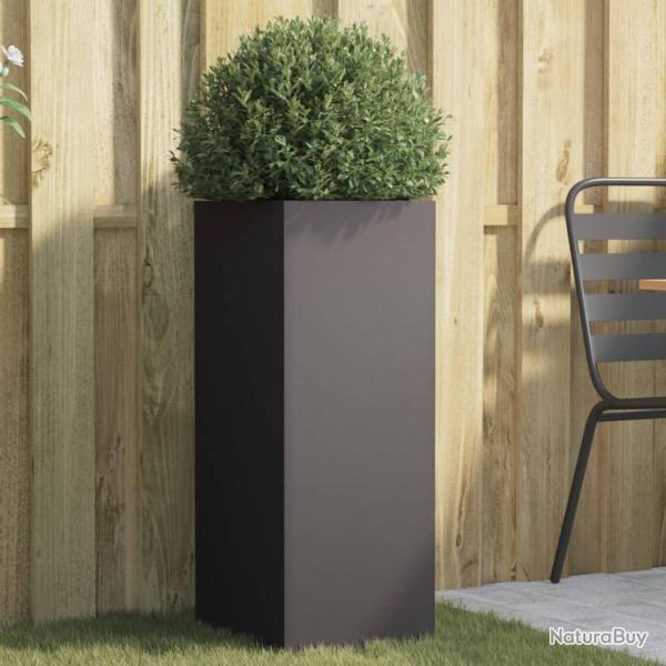 Jardini�re noir 32x29x75 cm acier