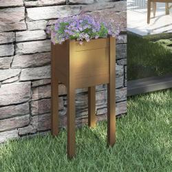 Jardini&egrave;re d'ext&eacute;rieur Marron miel 31x31x70 cm Bois de pin