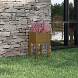 Jardini&egrave;re d'ext&eacute;rieur Marron miel 40x40x70 cm Pin massif