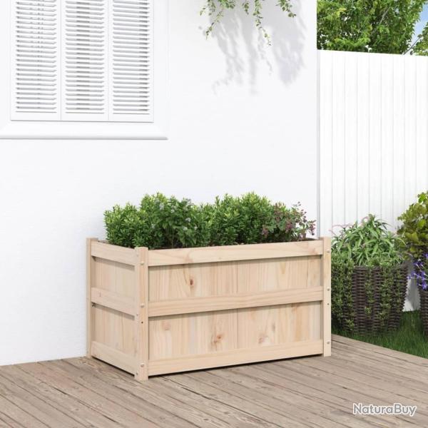 Jardini�re d'ext�rieur 90x50x50 cm bois de pin massif