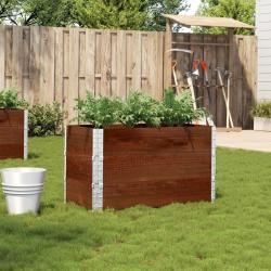 Jardini&egrave;re marron 100x50 cm bois massif de pin