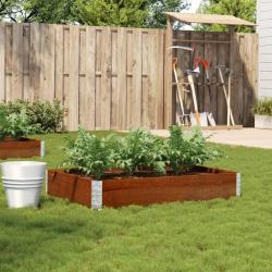 Jardini&egrave;re marron 120x80 cm bois massif de pin