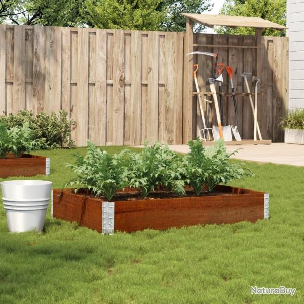 Jardini�re marron 120x80 cm bois massif de pin