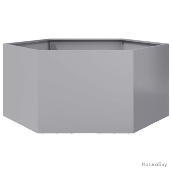 Jardini�re hexagone 104x90x45 cm acier galvanis�