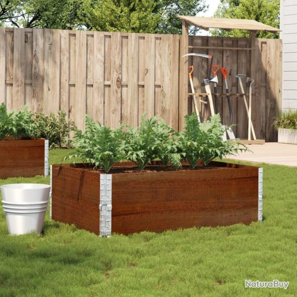 Jardini�re marron 120x80 cm bois massif de pin