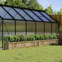 Jardini&egrave;res 2 pcs bois de pin impr&eacute;gn&eacute; alsavelo