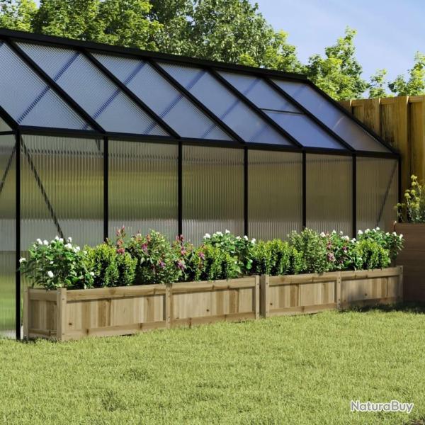 Jardini�res 2 pcs bois de pin impr�gn� alsavelo