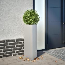 Jardini&egrave;res 2 pcs triangulaire 30x26x75 cm acier galvanis&eacute;