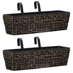 Jardini&egrave;res 2 pcs Jacinthe d'eau Marron