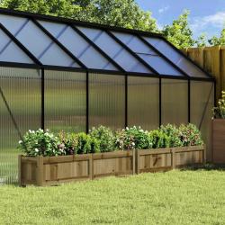 Jardini&egrave;res 2 pcs bois de pin impr&eacute;gn&eacute; alsavelo