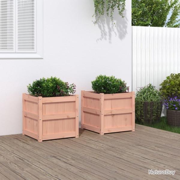 Jardinires 2 pcs bois massif douglas alsavelo