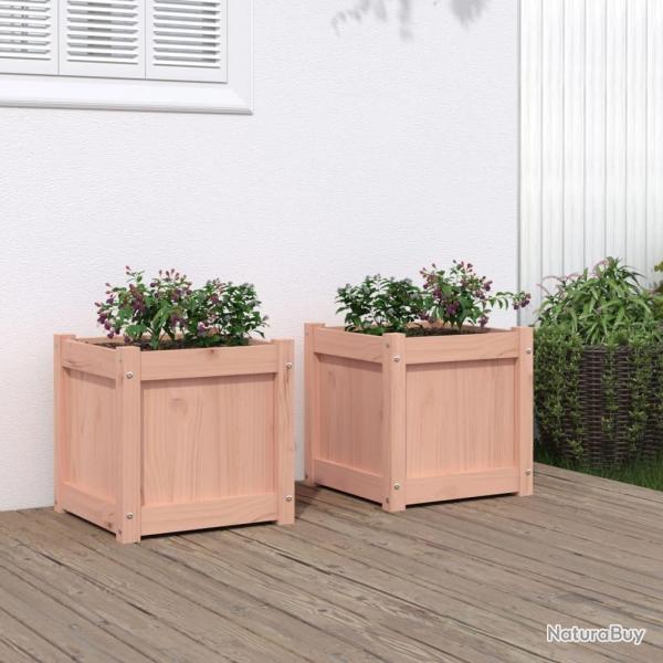 Jardini�res 2 pcs bois massif douglas alsavelo