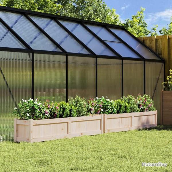 Jardini�res 2 pcs bois de pin massif