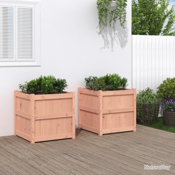 Jardini�res 2 pcs bois massif douglas alsavelo