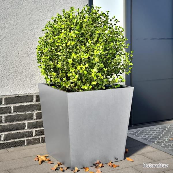 Jardini�res 2 pcs 50x50x50 cm acier galvanis�