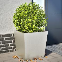 Jardini&egrave;res 2 pcs 50x50x50 cm acier inoxydable