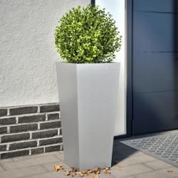 Jardini&egrave;res 2 pcs 35x35x75 cm acier galvanis&eacute;