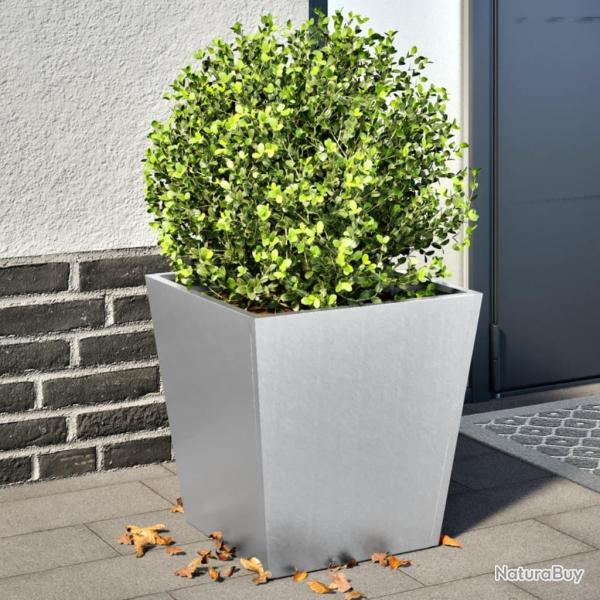 Jardini�res 2 pcs 40x40x40 cm acier galvanis�