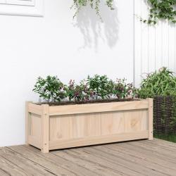 Jardini&egrave;re d'ext&eacute;rieur 90x31x31 cm bois de pin massif