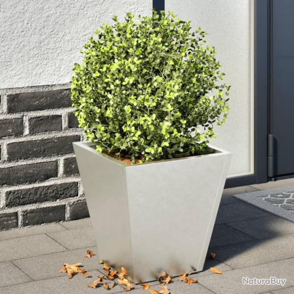 Jardini�res 2 pcs 30x30x30 cm acier inoxydable