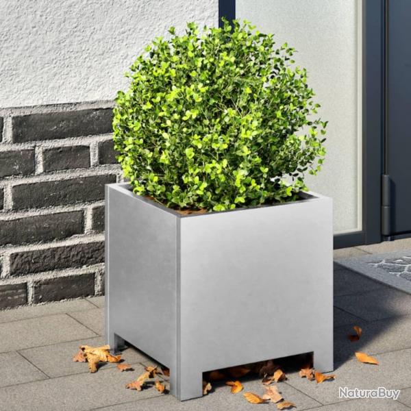 Jardini�res 2 pcs 30x30x30 cm acier galvanis�