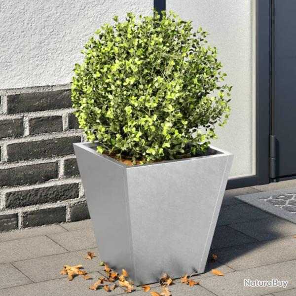 Jardini�res 2 pcs 30x30x30 cm acier galvanis�