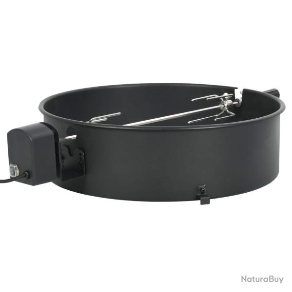 Kit d'anneau de r�tissoire de barbecue 57 cm Noir